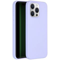 Accezz Coque Liquid Silicone avec MagSafe Apple iPhone 15 Pro Max - Violet