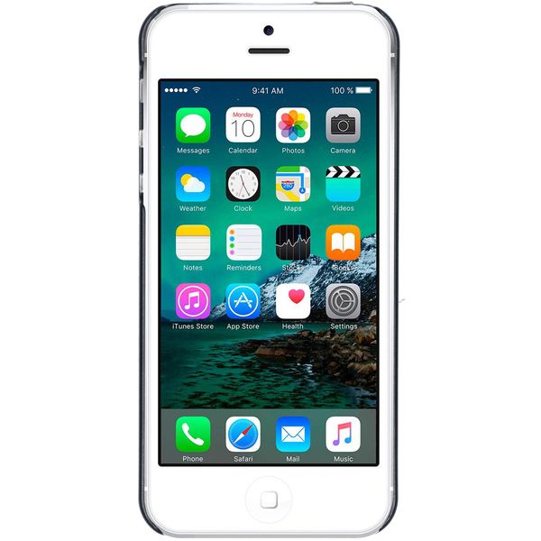 Concevez votre propre coque rigide Apple iPhone SE (2016) / 5 / 5s - Noir