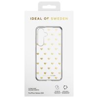 iDeal of Sweden Coque Clear MagSafe Samsung Galaxy S24 - Golden Hearts
