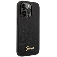 Guess Coque Glitter Flakes Apple iPhone 14 Pro Max - Noir