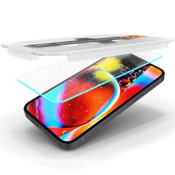 Spigen Protection d'écran en verre trempé GLAStR Fit 2 Paquets + Applicator Apple iPhone 13 Mini