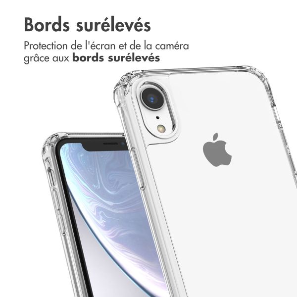 imoshion Coque avec dragonne + bracelet Apple iPhone Xr - Perles Cœurs