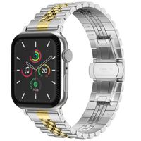 Selencia Bracelet Metallique Jubilee Apple Watch | 38/40/41/42 mm - Argent et Or