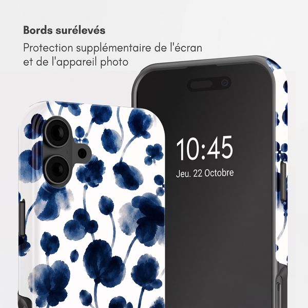 Selencia Coque arrière Vivid avec MagSafe Apple iPhone 16 - Midnight Blossom