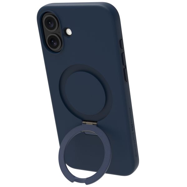 dbramante1928 Coque Iceland Ultra D3O avec MagSafe Stand Apple iPhone 16 - Blue