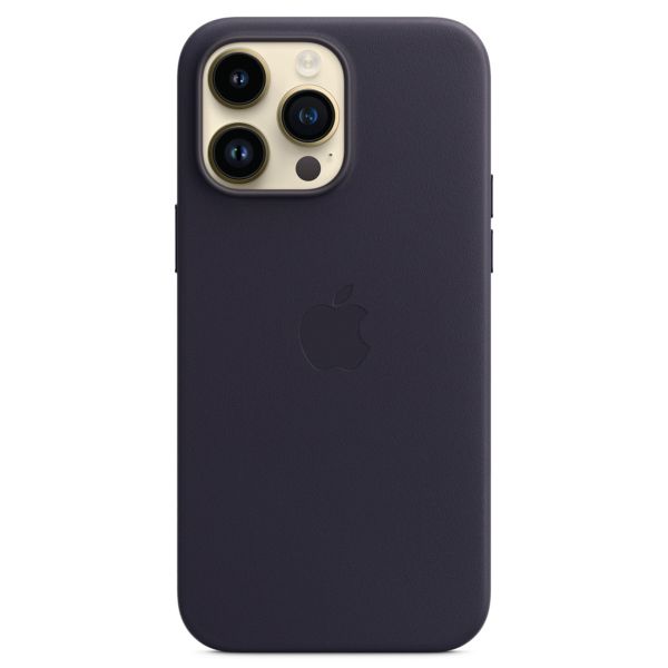 Apple Coque Leather MagSafe Apple iPhone 14 Pro Max - Ink
