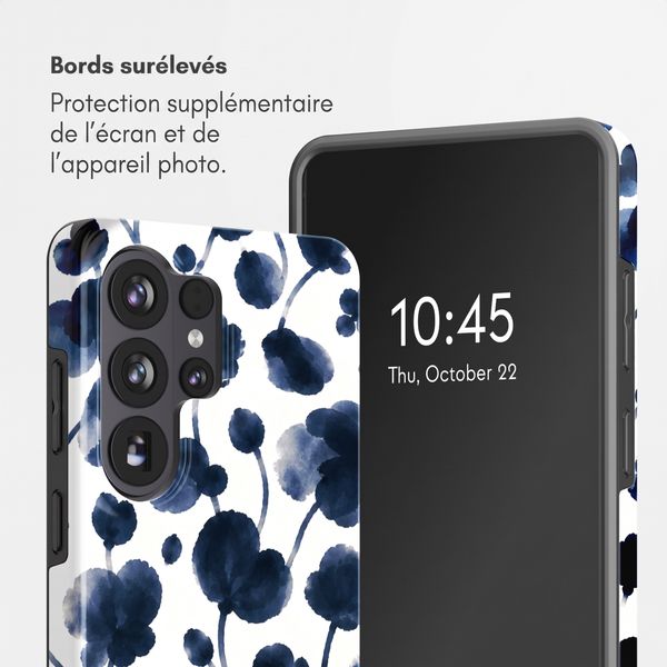 Selencia Coque arrière Vivid avec MagSafe Samsung Galaxy S26 Ultra - Midnight Blossom
