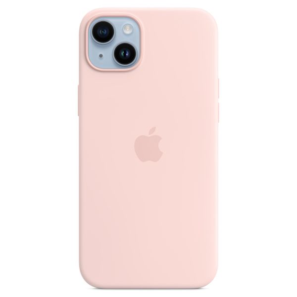 Apple Coque en silicone MagSafe Apple iPhone 14 Plus - Chalk Pink
