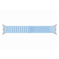 Samsung Bracelet en tissu original Samsung Galaxy Watch 9 (40/44mm) / Watch 8 (40/44mm) / Classic (46mm) - Taille S/M - Bleu