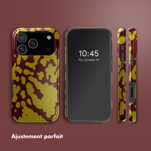 Selencia Coque arrière Vivid avec MagSafe Apple iPhone 17 Pro Max - Moo'd Olive Dust