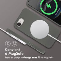 imoshion Coque arrière Color avec cordon amovible et MagSafe Apple iPhone 17e / 16e - Black Coffee
