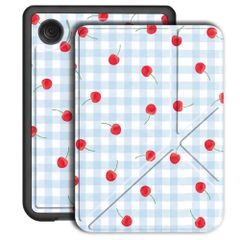 imoshion Étui de liseuse portefeuille design Pliable Kobo Clara Colour / BW - Cherry Check