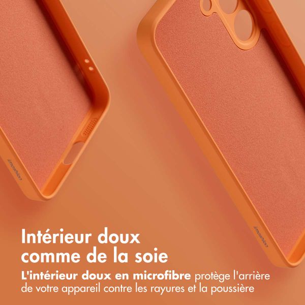 imoshion Coque Couleur avec MagSafe Samsung Galaxy S24 - Orange