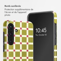 Selencia Coque arrière Vivid Samsung Galaxy S25 - Check This Olive