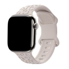 imoshion Bracelet en silicone imprimé léopard Apple Watch | 38/40/41/42 mm - Lumière stellaire