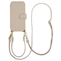 Selencia Étui Riva avec MagSafe et cordon de téléphone Apple iPhone 17e / 16e - Beige