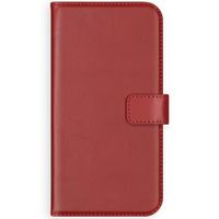 Selencia Étui portefeuille en cuir véritable Samsung Galaxy S21 - Rouge