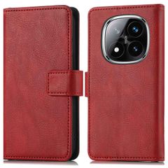 imoshion Étui de télephone portefeuille de luxe Xiaomi Redmi Note 14 Pro Plus (5G) - Rouge