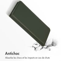 Accezz Étui de télephone Slim Folio en cuir de qualité supérieure Samsung Galaxy S22 Plus - Vert