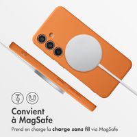 imoshion Coque Couleur avec MagSafe Samsung Galaxy S24 - Orange