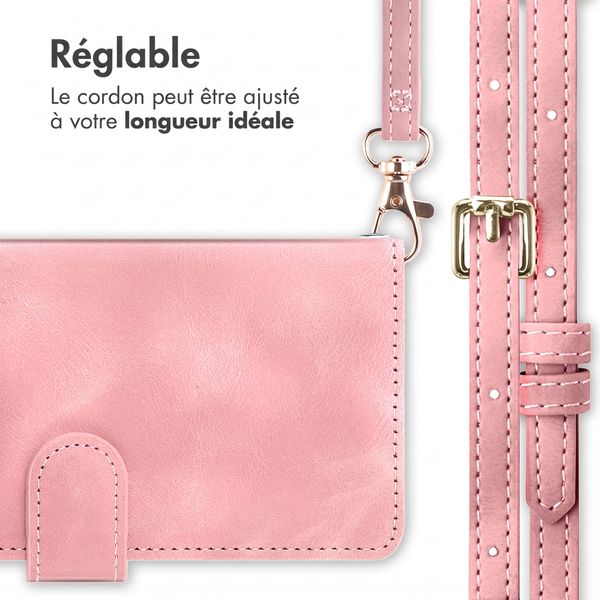 imoshion Etui de télephone portefeuille avec cordon Oppo Reno 16 / 16 Pro - Rose