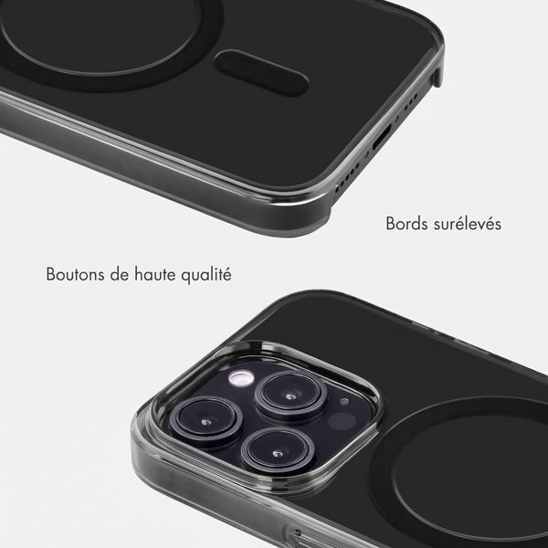 Accezz Lite coque arrière avec MagSafe Apple iPhone 15 Pro - Smokey Clear