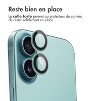 imoshion Lot de 2 protections d'objectif de caméra Apple iPhone 16 / 16 Plus - Teal