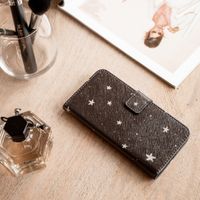 imoshion Design Softcase Bookcase Apple iPhone 12 (Pro) - Stars Gold