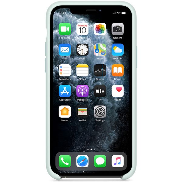 Apple Coque en silicone Apple iPhone 11 Pro - Seafoam
