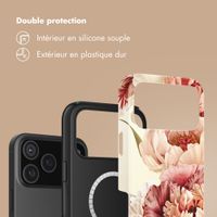 Selencia Coque arrière Vivid avec MagSafe Apple iPhone 17 Pro Max - Vintage Peony