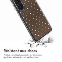 imoshion Coque Design Samsung Galaxy S27 / S26 - Polka Dot Bruin