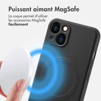imoshion Coque Couleur avec MagSafe Apple iPhone 13 - Noir