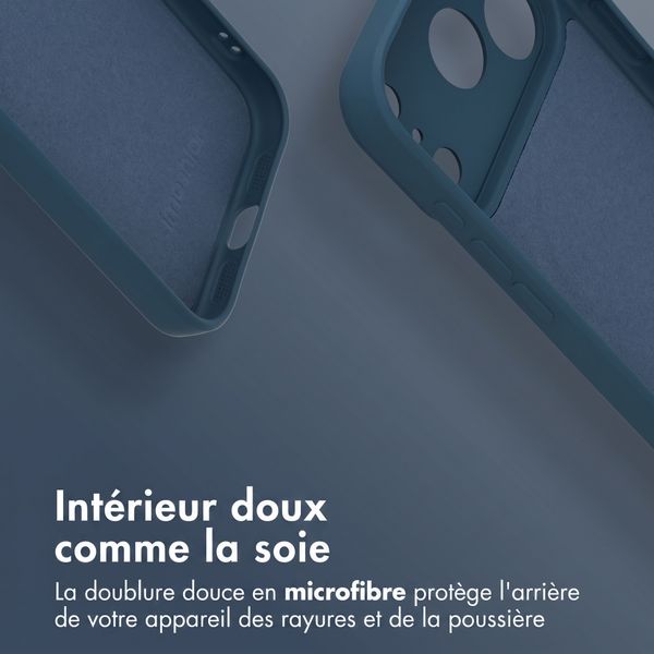 imoshion Coque Couleur avec MagSafe Apple iPhone 18 Pro Max / 17 Pro Max - Bleu foncé