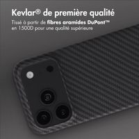 Accezz Coque Kevlar® MagSafe Apple iPhone 18 Pro / 17 Pro - Noir