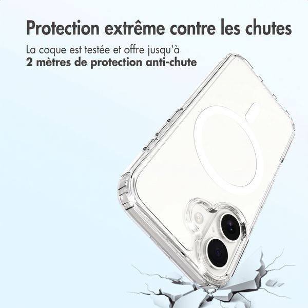 Accezz Coque arrière Xtreme Impact avec MagSafe Apple iPhone 17 - Transparent