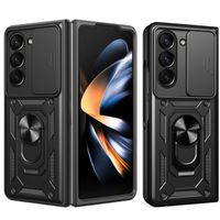 imoshion Coque arrière Rugged avec anneau Samsung Galaxy Z Fold 6 - Noir