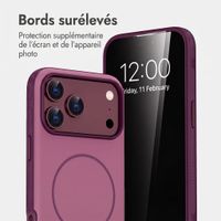 imoshion Coque arrière Color avec Thin MagSafe Ring Apple iPhone 18 Pro / 17 Pro - Violet