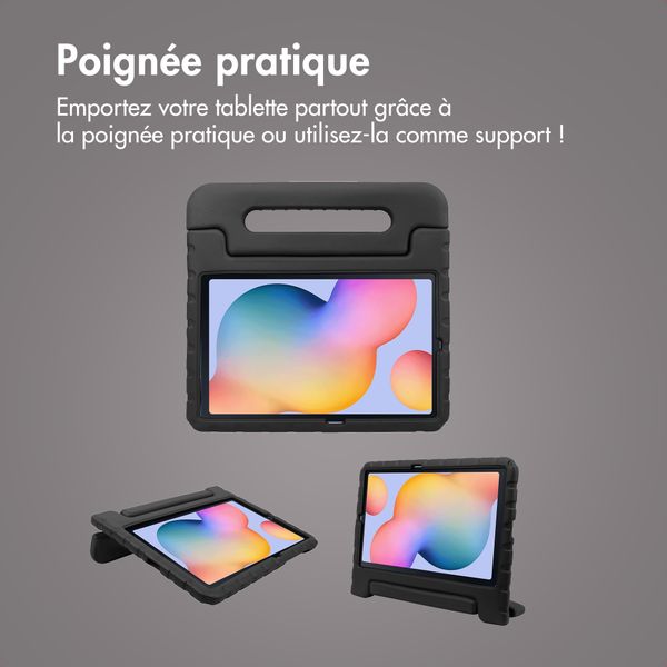 imoshion Coque kidsproof avec poignée Samsung Galaxy Tab S6 Lite (2020/2022/2024)  - Noir