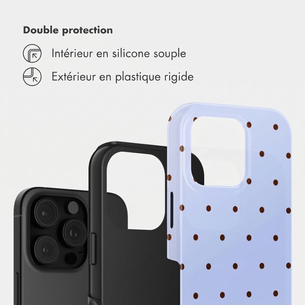 Selencia Coque arrière Vivid Apple iPhone 16 Pro Max - Happy Dots Digital Sky