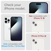 Spigen Optik Lens Protector - Protection complète de la caméra (lot de 2) Apple iPhone 16 Pro / 16 Pro Max / 15 Pro / 15 Pro Max / 14 Pro / 14 Pro Max - Crystal Clear