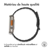 imoshion Bracelet en cuir magnétique Apple Watch | 44/45/46/49 mm - Noir