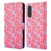 imoshion Étui de télephone portefeuille Design Samsung Galaxy A56 - Dusty Rose Blossoms