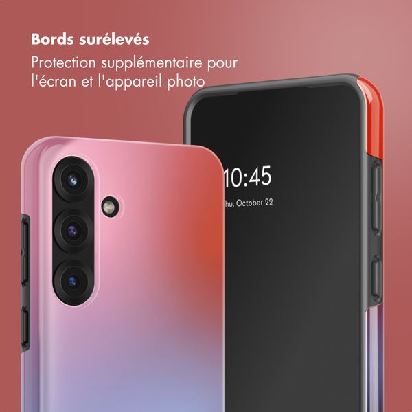 Selencia Coque arrière Vivid avec MagSafe Samsung Galaxy S25 - Gradient Soft Blush