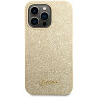 Guess Coque Glitter Flakes Apple iPhone 14 Pro - Doré