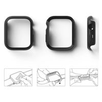 Ringke 2x Coque Slim Apple Watch 7 / 8 / 9 - 45 mm - Matte Black