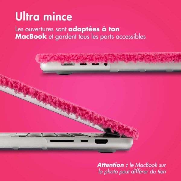 imoshion Teddy Hard Cover Apple MacBook Pro 13 pouces (2020 / 2022) - Hot Pink
