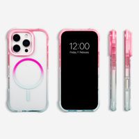 Selencia Coque arrière MagSafe Gradient Apple iPhone 16 Pro - Rose / Bleu