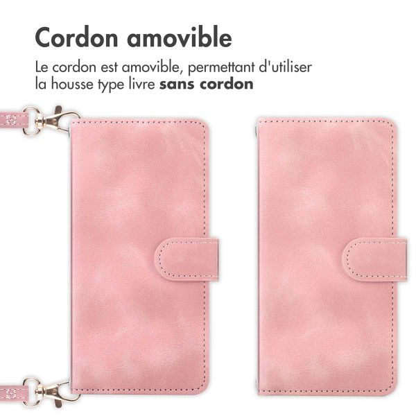 imoshion Etui de télephone portefeuille avec cordon Xiaomi 15T Pro - Rose