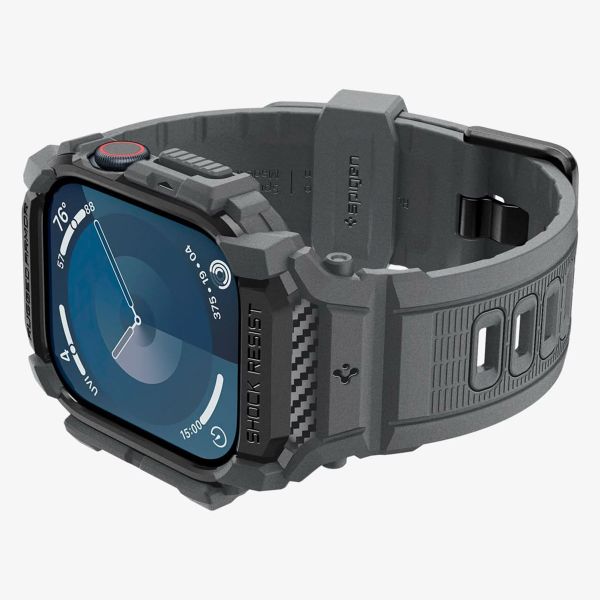 Spigen Coque Rugged Armor™ Pro Apple Watch Series 10 / 11 - 46 mm - Dark Grey