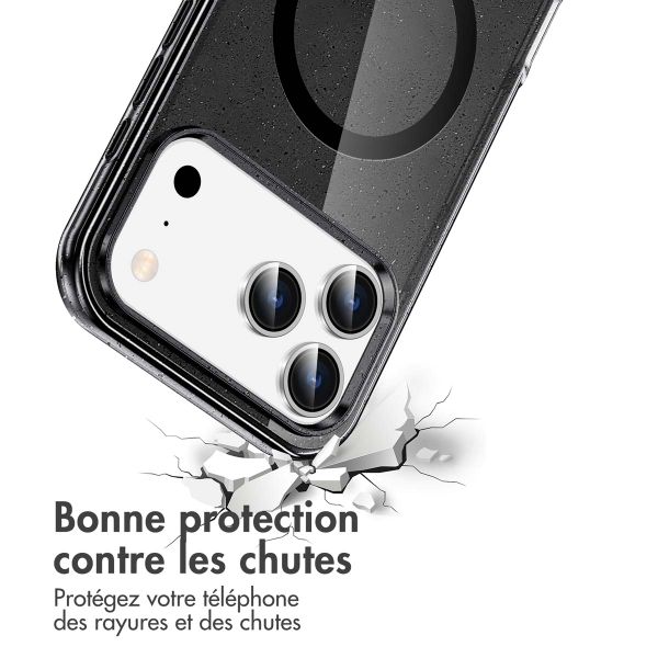 imoshion Coque Pailletée avec MagSafe Apple iPhone 17 Pro Max - Noir